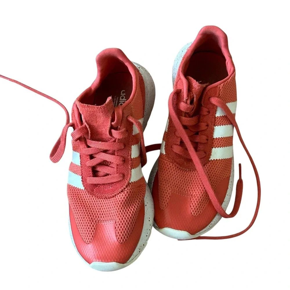 Adidas Flashback Runner Sneakers Trace‎ Scarlet White Women's Retro Trainers